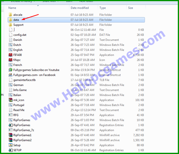 How to Install Fifa 2008 Game step 2