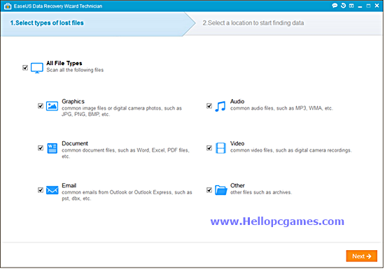 EaseUS Data Recovery Free Download Picture
