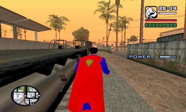 GTA San Andreas Superman MOD Picture 2