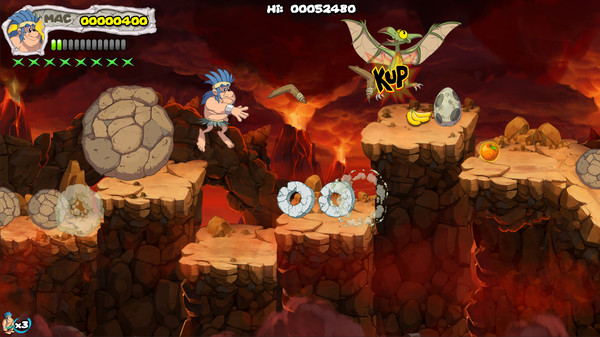New Joe and Mac Caveman Ninja Game Screenshots